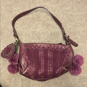 Isabella Fiore Maroon Shoulder Bag